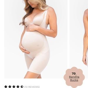 Bump maternity support body suit